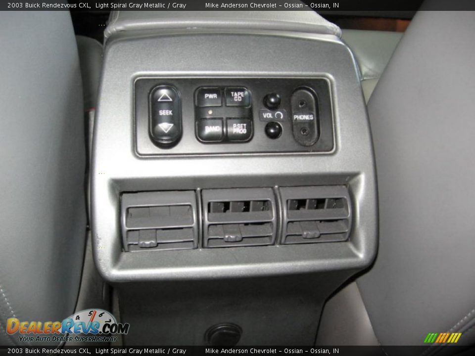 2003 Buick Rendezvous CXL Light Spiral Gray Metallic / Gray Photo #15