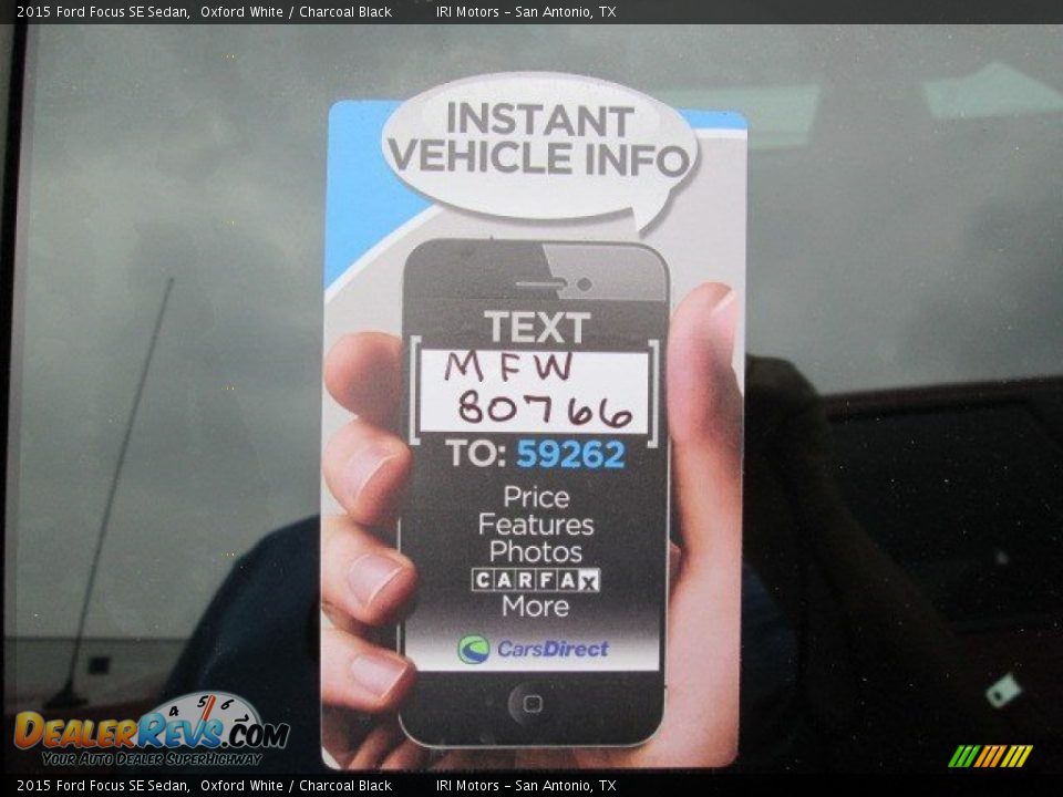 Dealer Info of 2015 Ford Focus SE Sedan Photo #2