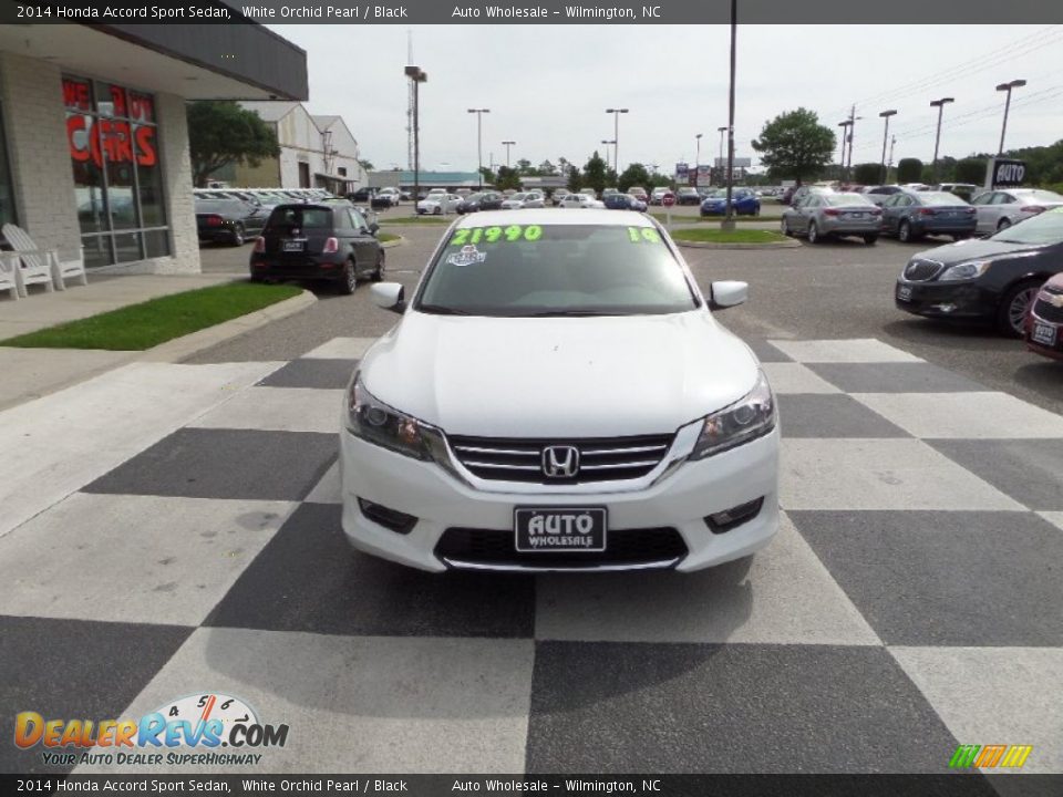 2014 Honda Accord Sport Sedan White Orchid Pearl / Black Photo #2