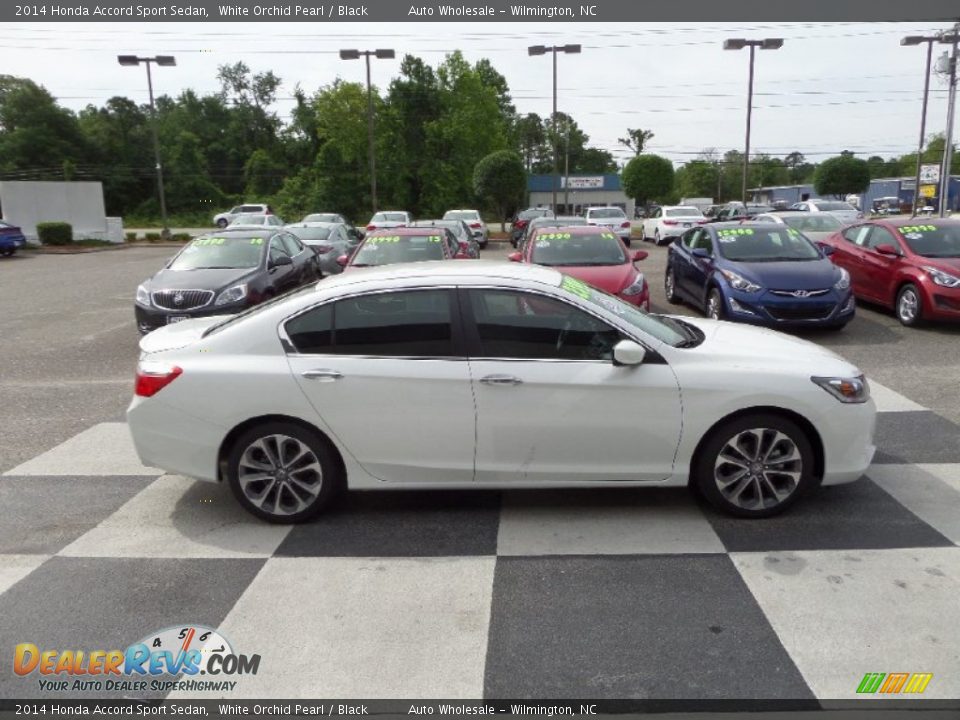 2014 Honda Accord Sport Sedan White Orchid Pearl / Black Photo #3