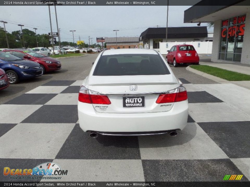 2014 Honda Accord Sport Sedan White Orchid Pearl / Black Photo #4