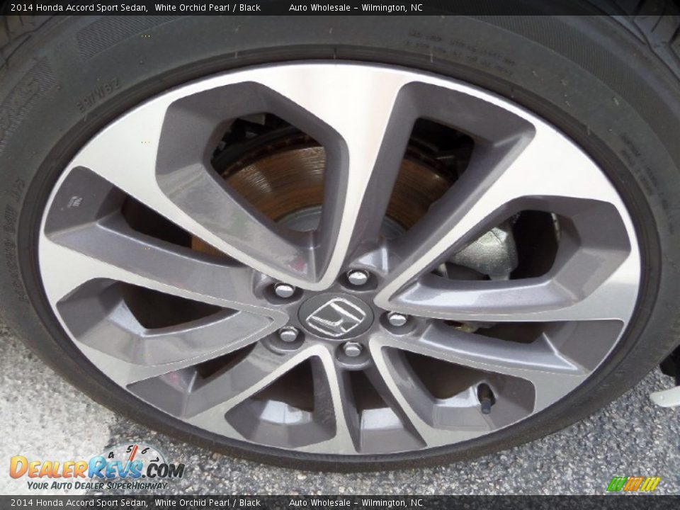 2014 Honda Accord Sport Sedan White Orchid Pearl / Black Photo #7