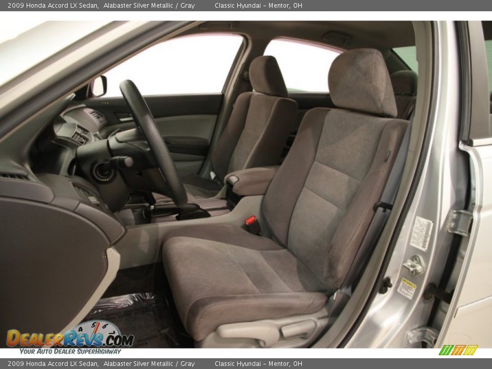 Gray Interior - 2009 Honda Accord LX Sedan Photo #5