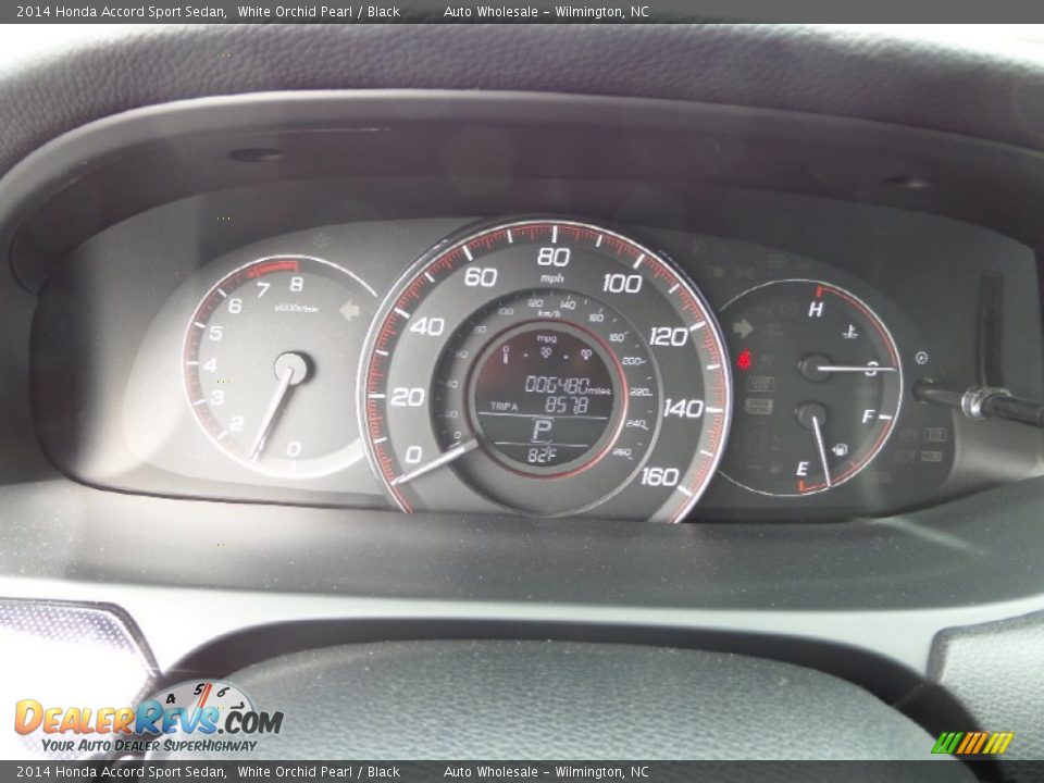 2014 Honda Accord Sport Sedan White Orchid Pearl / Black Photo #16