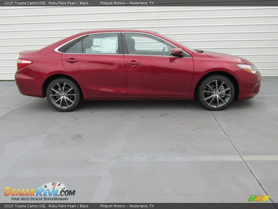 2015 Toyota Camry XSE Ruby Flare Pearl / Black Photo #3