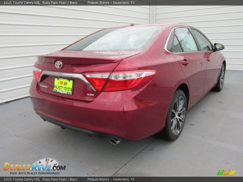 2015 Toyota Camry XSE Ruby Flare Pearl / Black Photo #4