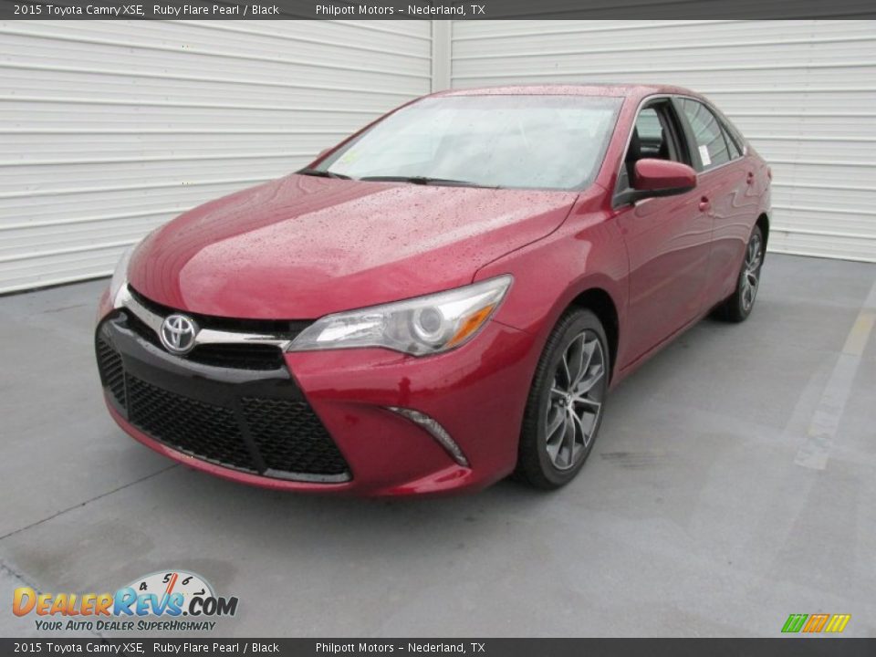 2015 Toyota Camry XSE Ruby Flare Pearl / Black Photo #7