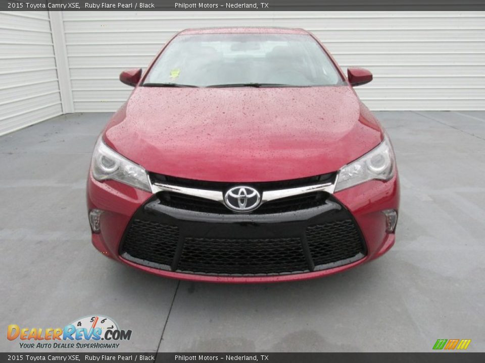 2015 Toyota Camry XSE Ruby Flare Pearl / Black Photo #8