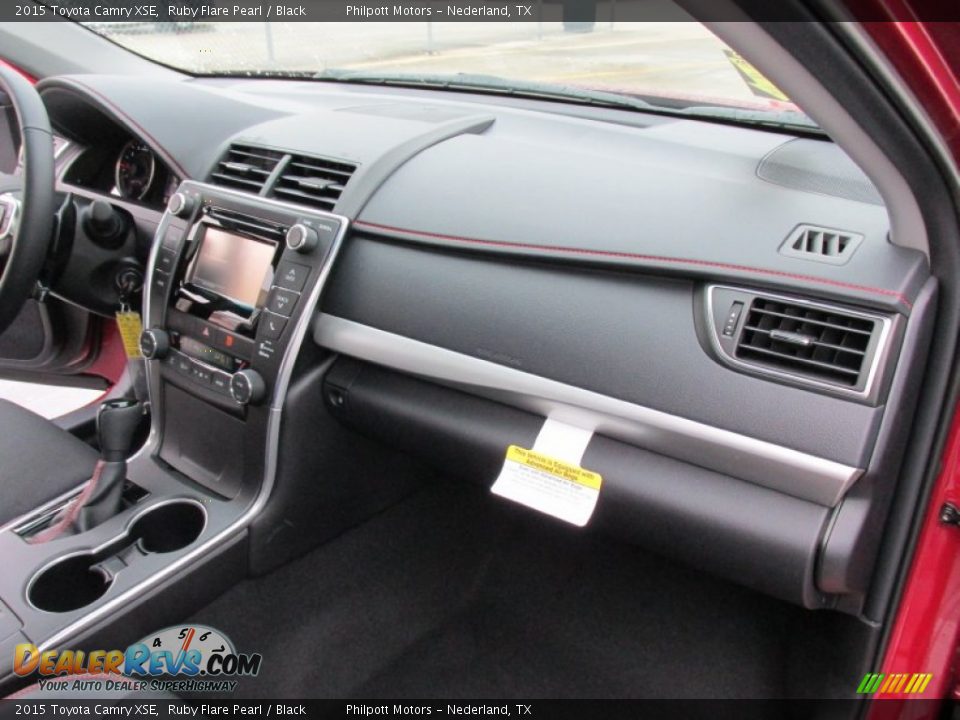2015 Toyota Camry XSE Ruby Flare Pearl / Black Photo #16