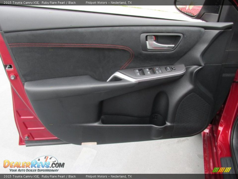 2015 Toyota Camry XSE Ruby Flare Pearl / Black Photo #19