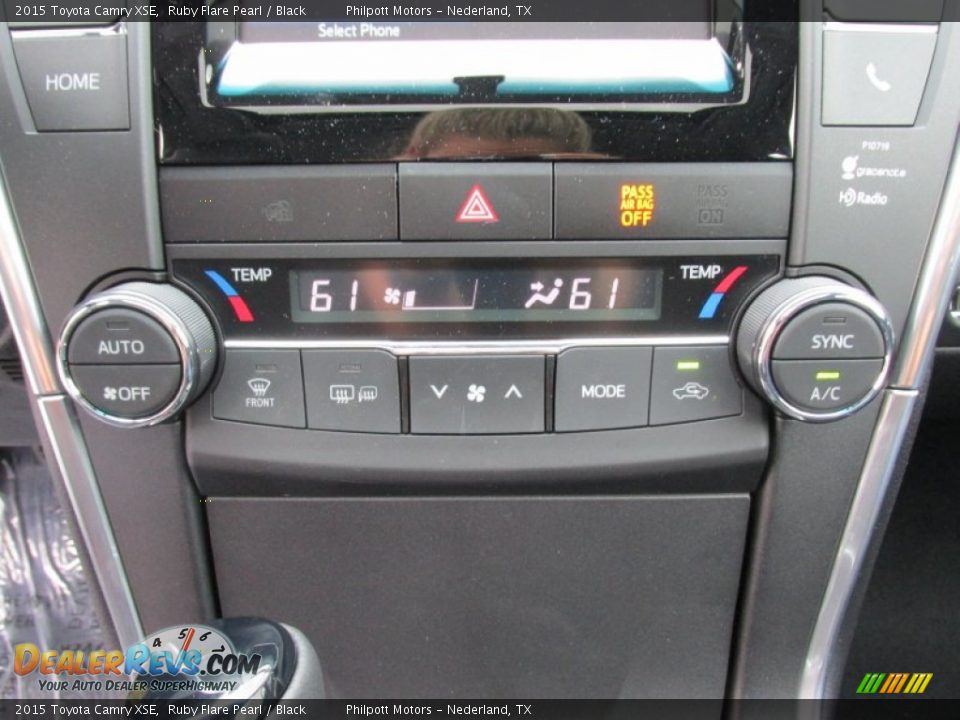 2015 Toyota Camry XSE Ruby Flare Pearl / Black Photo #27