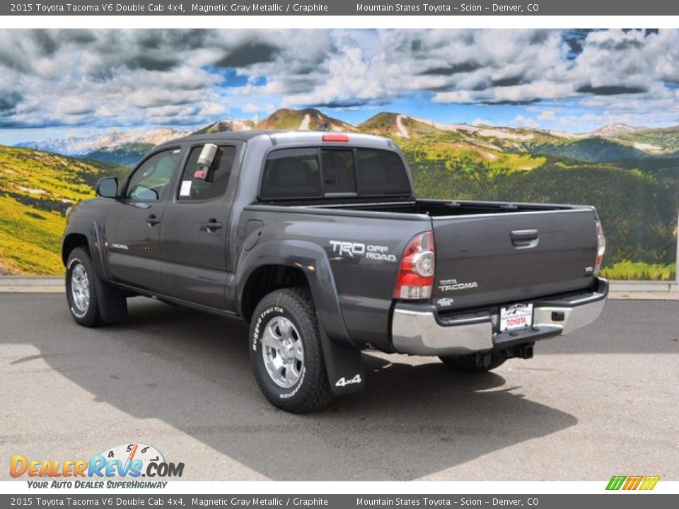 2015 Toyota Tacoma V6 Double Cab 4x4 Magnetic Gray Metallic / Graphite Photo #3