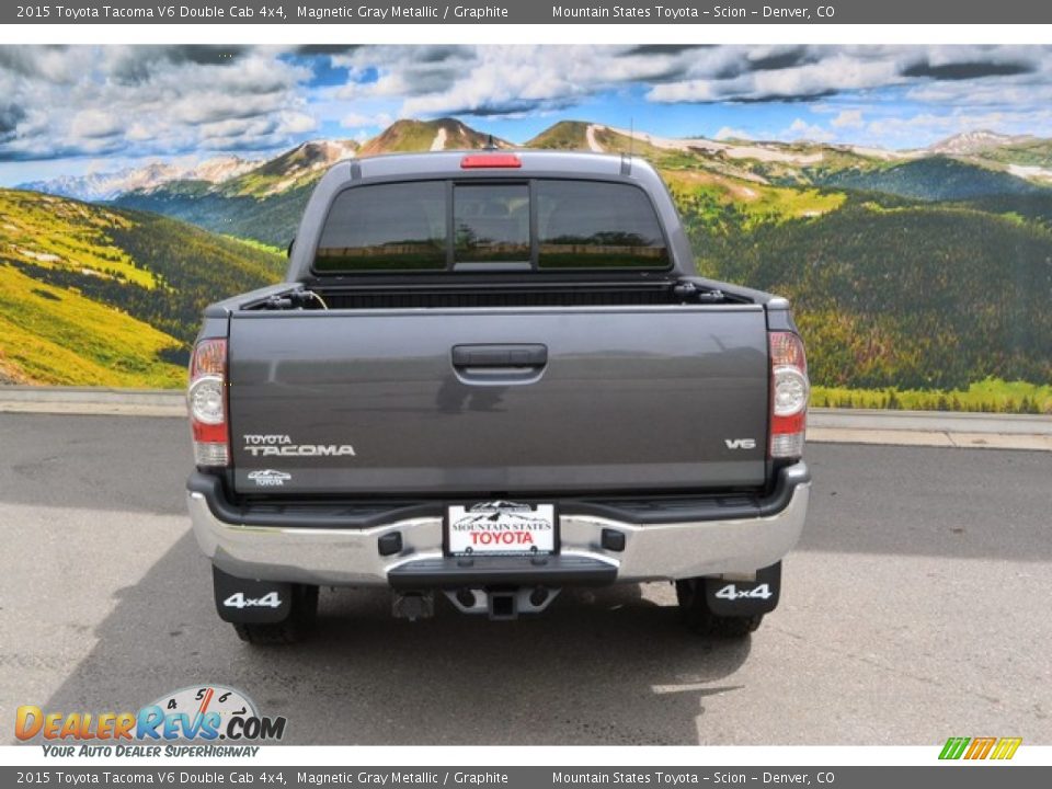 2015 Toyota Tacoma V6 Double Cab 4x4 Magnetic Gray Metallic / Graphite Photo #4