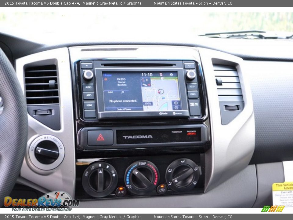 2015 Toyota Tacoma V6 Double Cab 4x4 Magnetic Gray Metallic / Graphite Photo #6