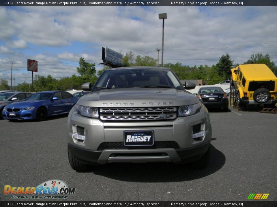 2014 Land Rover Range Rover Evoque Pure Plus Ipanema Sand Metallic / Almond/Espresso Photo #3