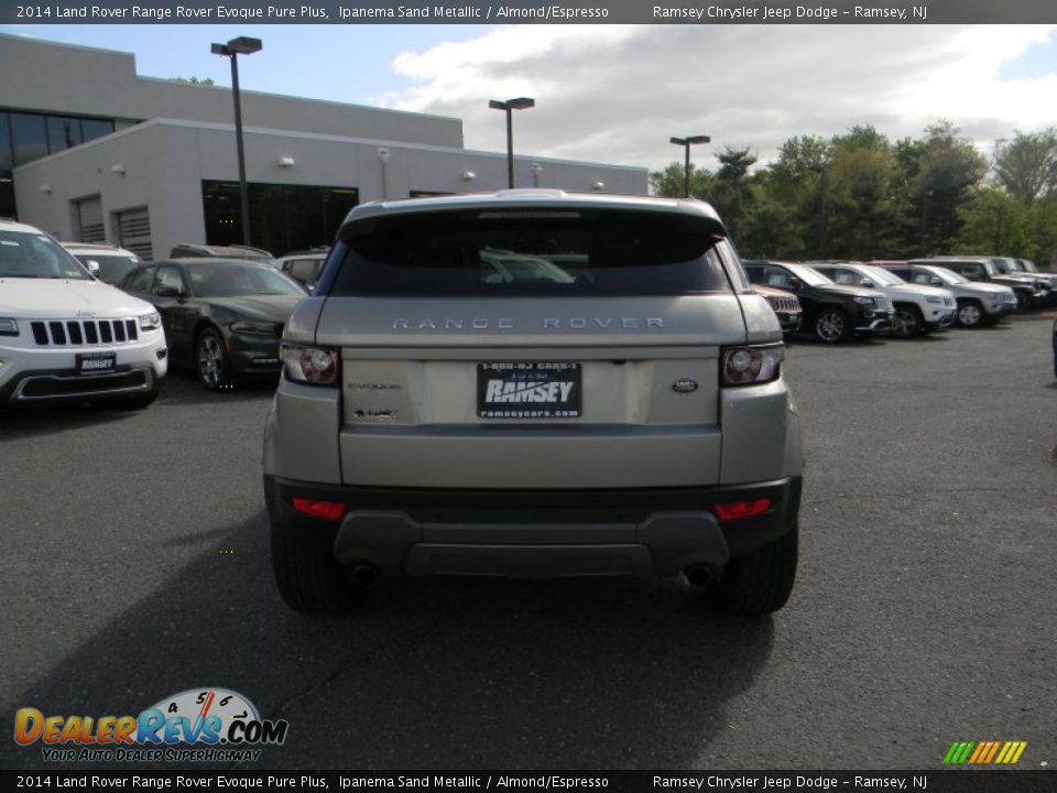 2014 Land Rover Range Rover Evoque Pure Plus Ipanema Sand Metallic / Almond/Espresso Photo #8