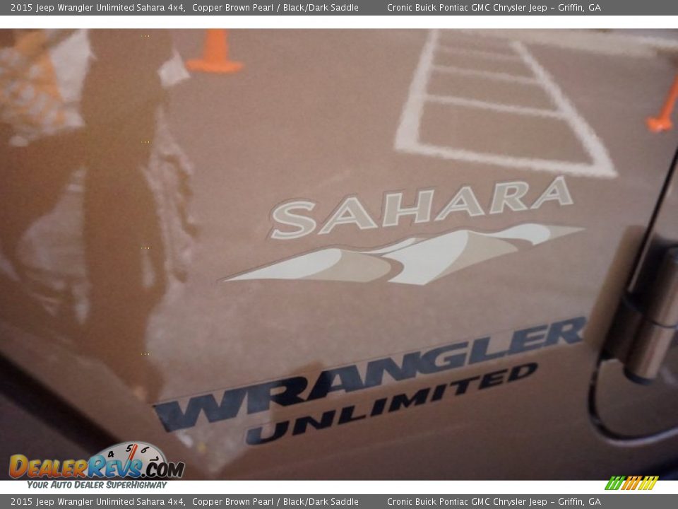2015 Jeep Wrangler Unlimited Sahara 4x4 Copper Brown Pearl / Black/Dark Saddle Photo #13
