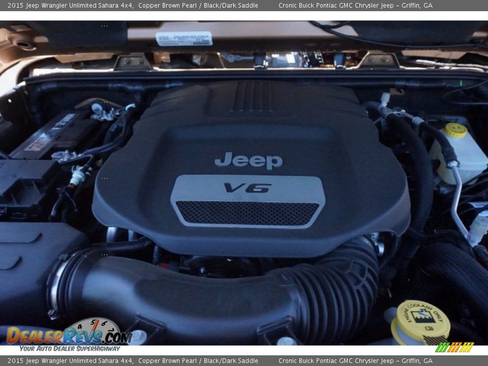 2015 Jeep Wrangler Unlimited Sahara 4x4 Copper Brown Pearl / Black/Dark Saddle Photo #15