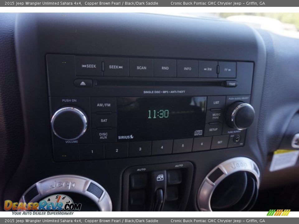 2015 Jeep Wrangler Unlimited Sahara 4x4 Copper Brown Pearl / Black/Dark Saddle Photo #17
