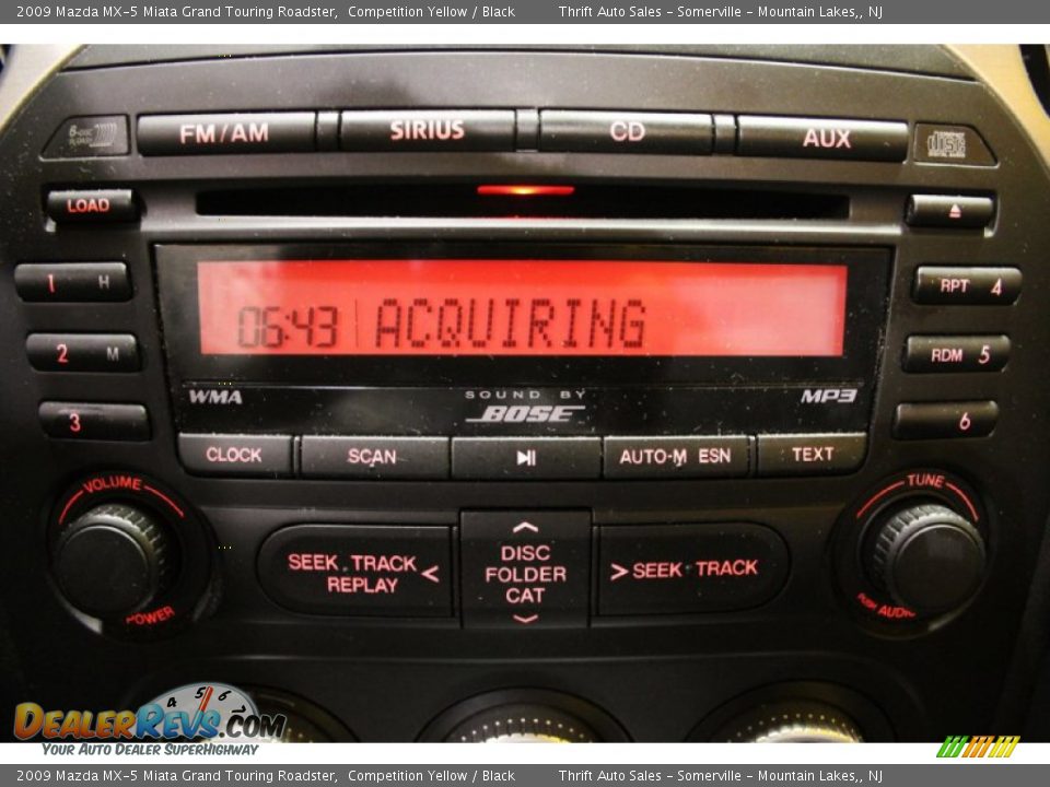 2009 Mazda MX-5 Miata Grand Touring Roadster Competition Yellow / Black Photo #20