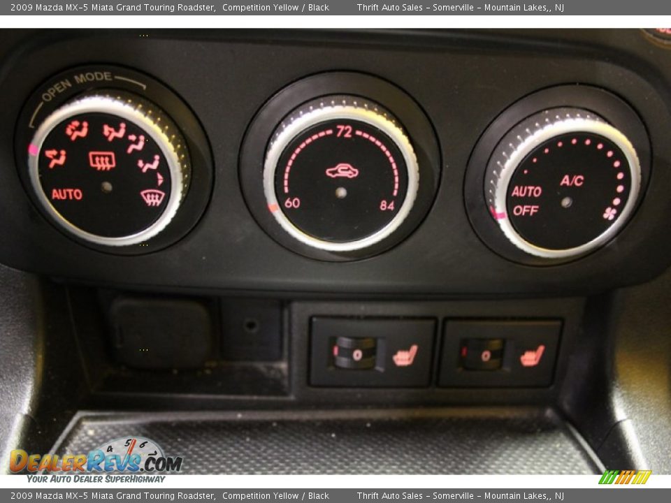 2009 Mazda MX-5 Miata Grand Touring Roadster Competition Yellow / Black Photo #21