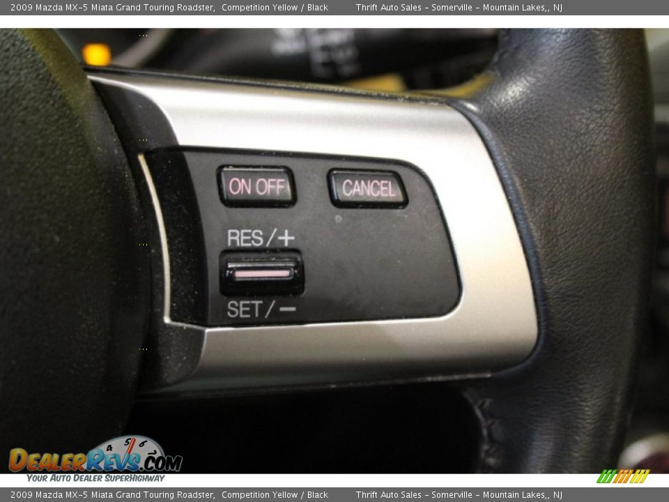 2009 Mazda MX-5 Miata Grand Touring Roadster Competition Yellow / Black Photo #23
