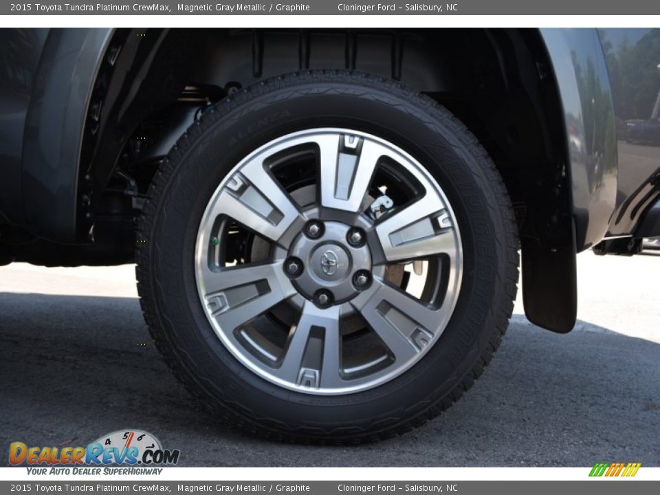 2015 Toyota Tundra Platinum CrewMax Magnetic Gray Metallic / Graphite Photo #5