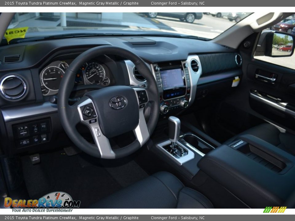 2015 Toyota Tundra Platinum CrewMax Magnetic Gray Metallic / Graphite Photo #10