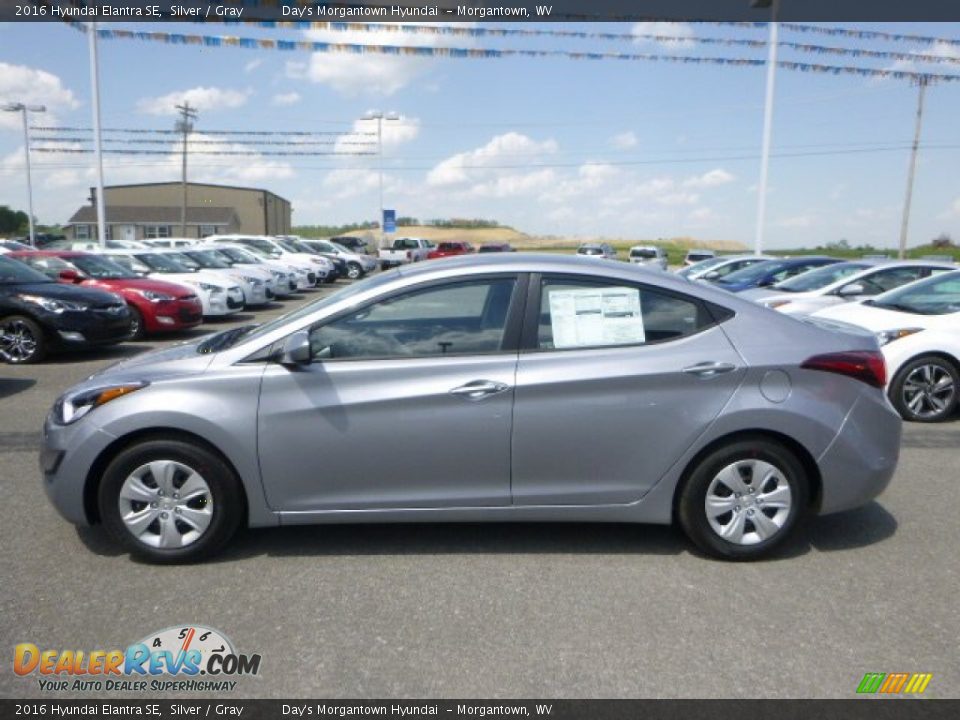 2016 Hyundai Elantra SE Silver / Gray Photo #6