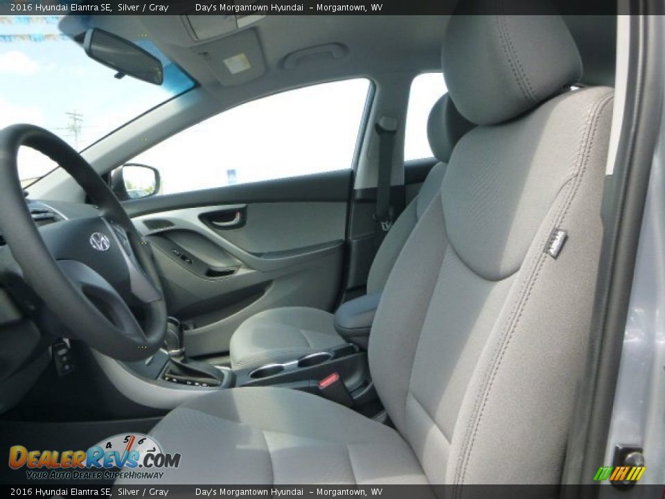 2016 Hyundai Elantra SE Silver / Gray Photo #13