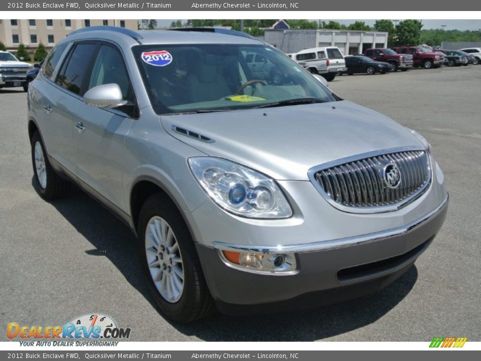2012 Buick Enclave FWD Quicksilver Metallic / Titanium Photo #1