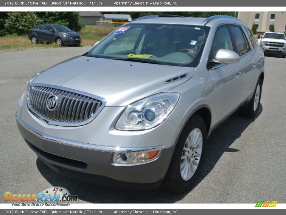 2012 Buick Enclave FWD Quicksilver Metallic / Titanium Photo #2