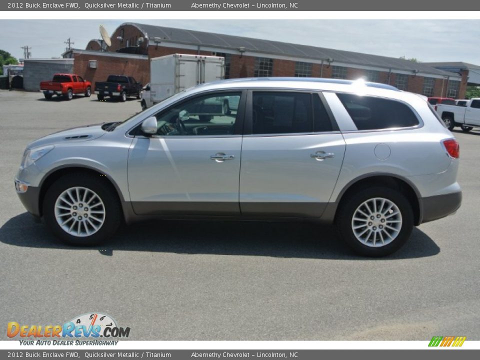 2012 Buick Enclave FWD Quicksilver Metallic / Titanium Photo #3