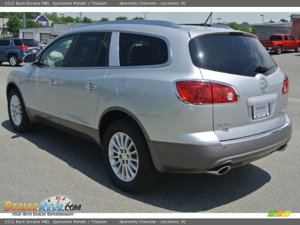 2012 Buick Enclave FWD Quicksilver Metallic / Titanium Photo #4