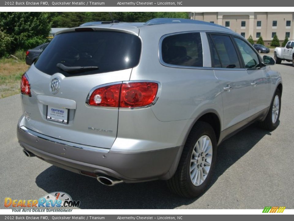 2012 Buick Enclave FWD Quicksilver Metallic / Titanium Photo #5