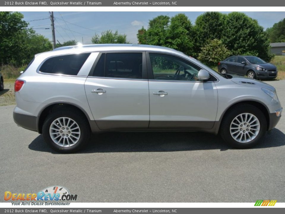 2012 Buick Enclave FWD Quicksilver Metallic / Titanium Photo #6