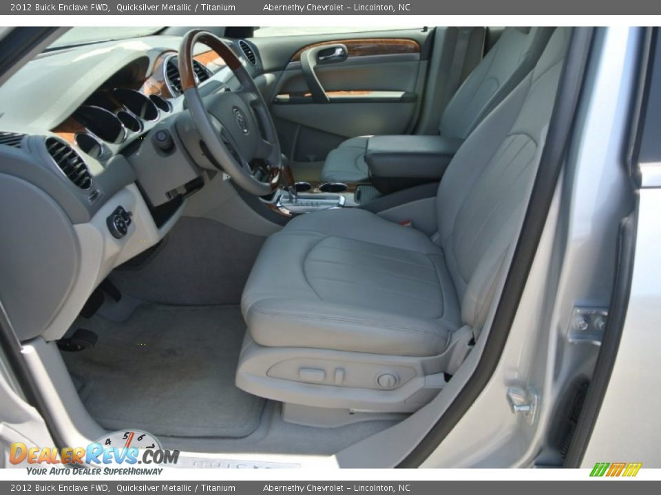 2012 Buick Enclave FWD Quicksilver Metallic / Titanium Photo #7