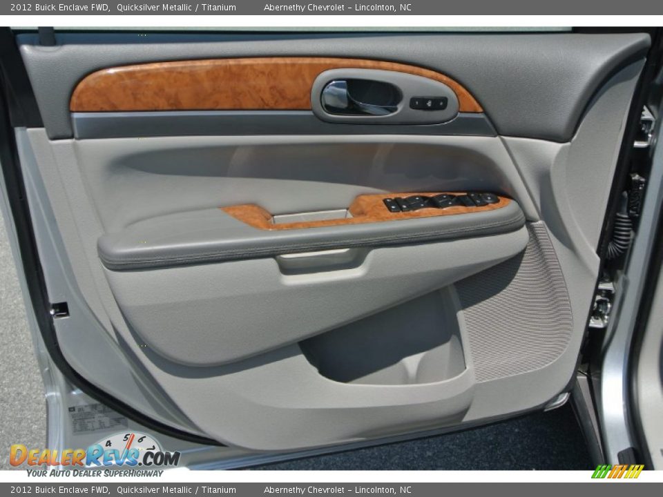 2012 Buick Enclave FWD Quicksilver Metallic / Titanium Photo #8