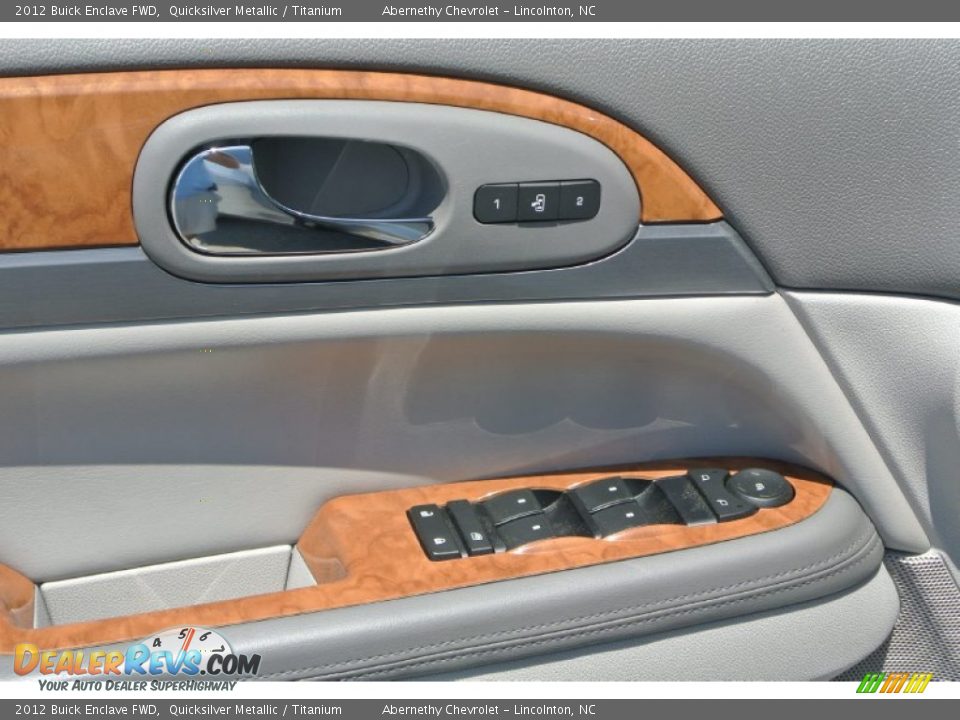 2012 Buick Enclave FWD Quicksilver Metallic / Titanium Photo #9