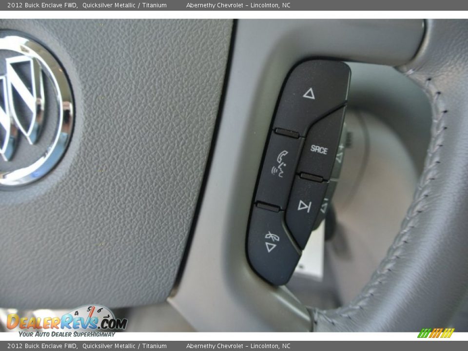 2012 Buick Enclave FWD Quicksilver Metallic / Titanium Photo #12