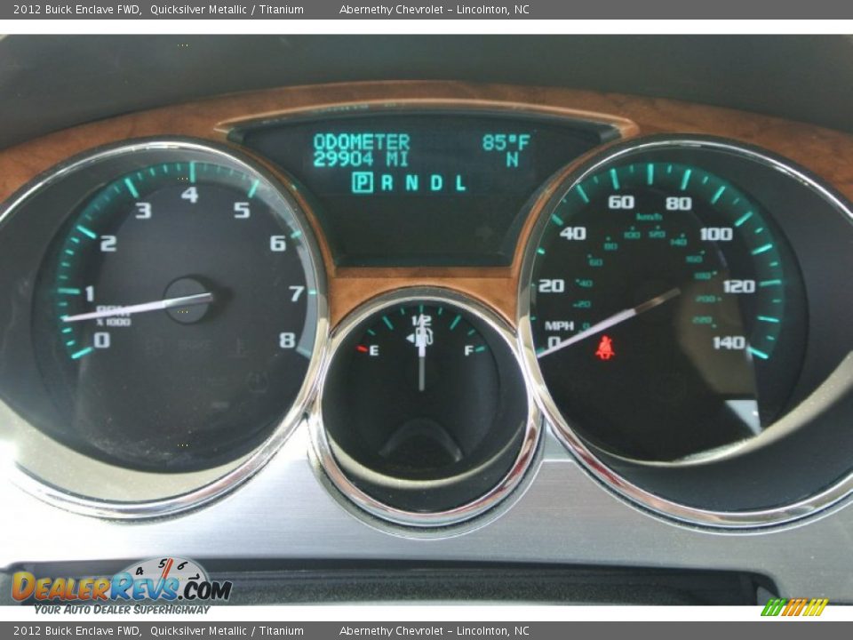 2012 Buick Enclave FWD Quicksilver Metallic / Titanium Photo #13
