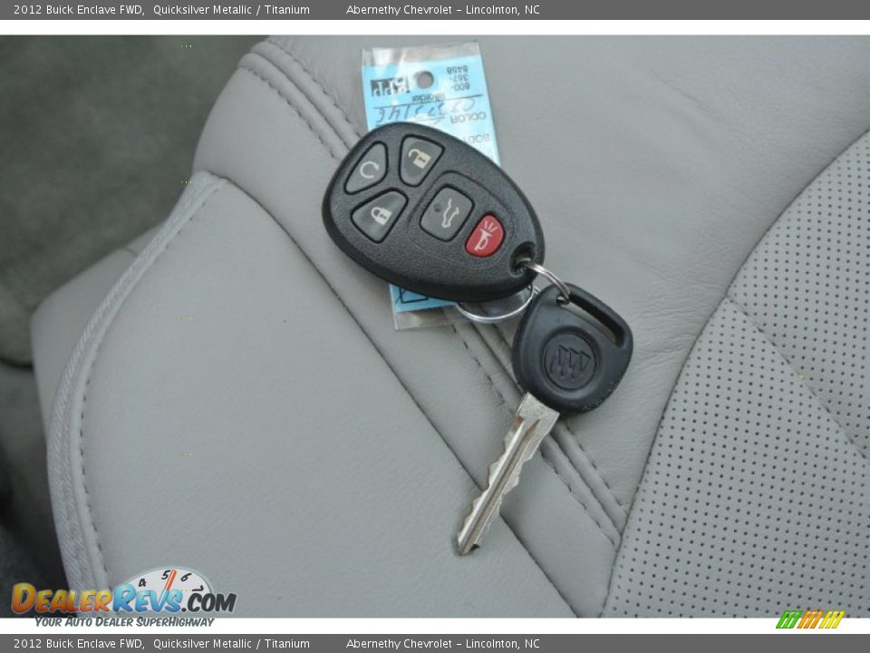 2012 Buick Enclave FWD Quicksilver Metallic / Titanium Photo #14
