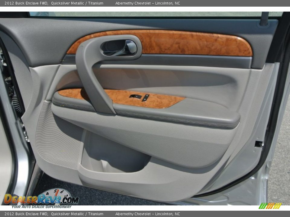 2012 Buick Enclave FWD Quicksilver Metallic / Titanium Photo #22