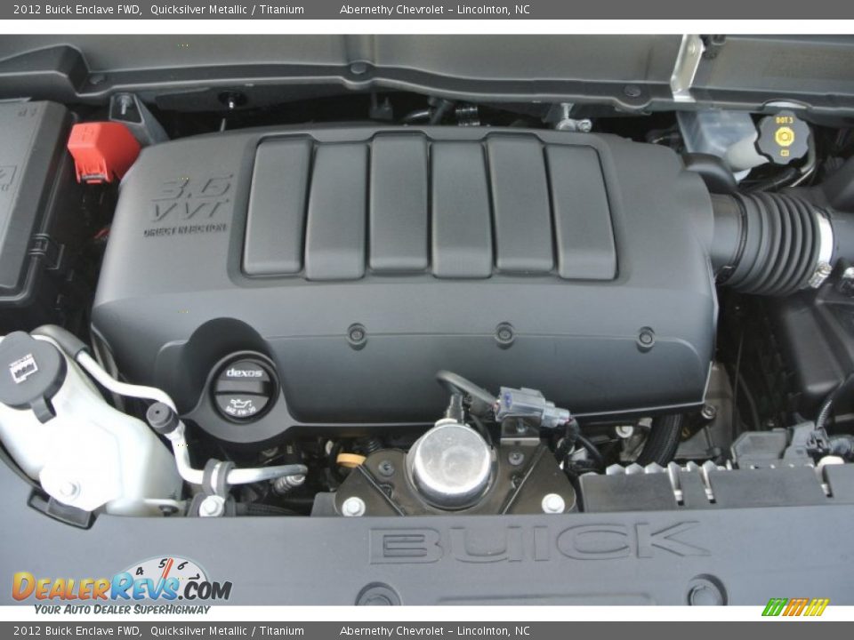 2012 Buick Enclave FWD Quicksilver Metallic / Titanium Photo #23