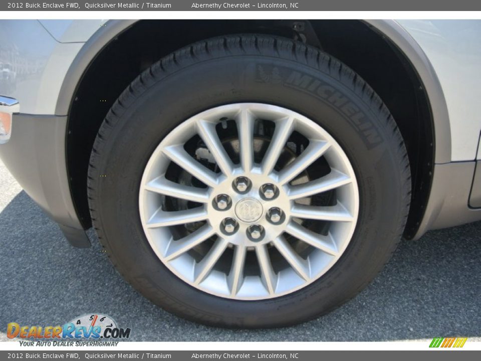 2012 Buick Enclave FWD Quicksilver Metallic / Titanium Photo #24