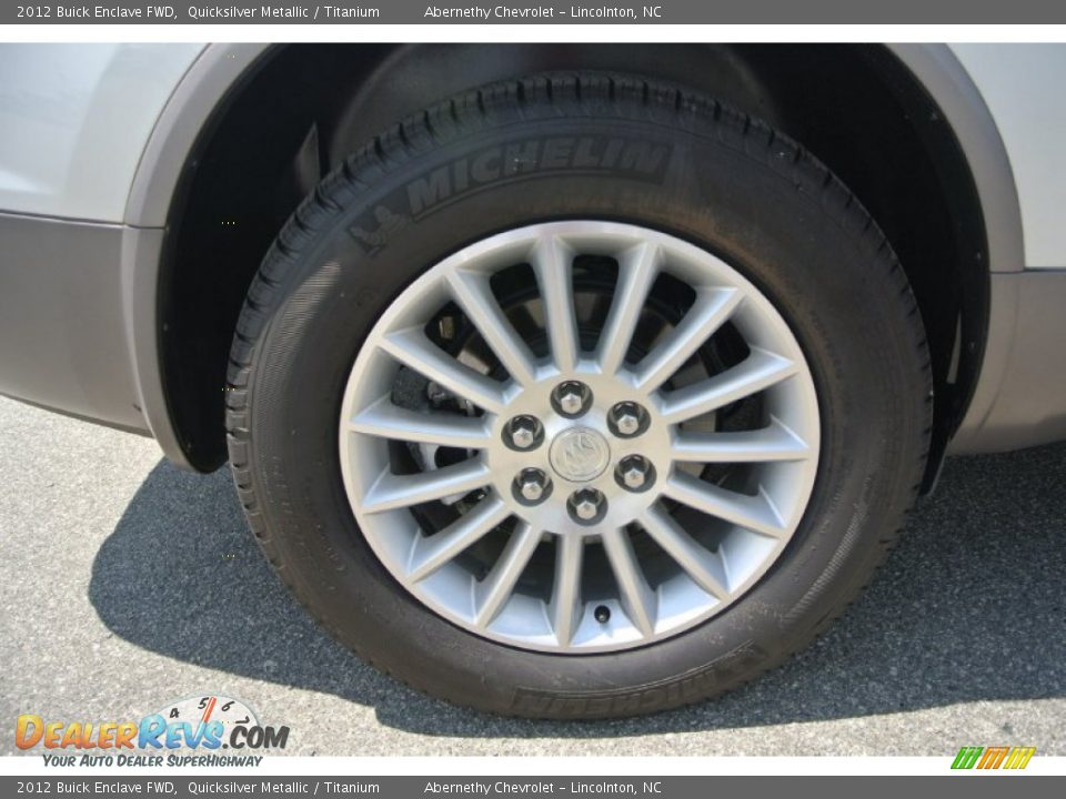 2012 Buick Enclave FWD Quicksilver Metallic / Titanium Photo #26