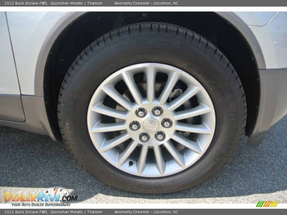 2012 Buick Enclave FWD Quicksilver Metallic / Titanium Photo #27