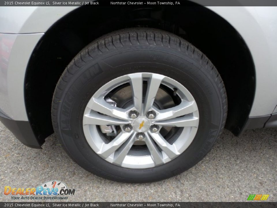 2015 Chevrolet Equinox LS Silver Ice Metallic / Jet Black Photo #11