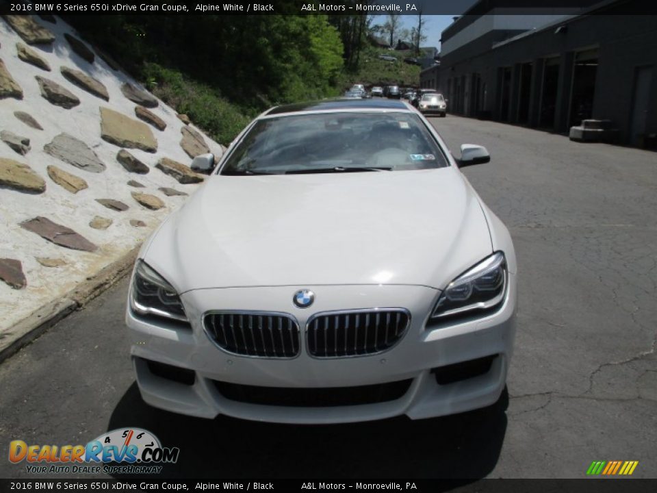 2016 BMW 6 Series 650i xDrive Gran Coupe Alpine White / Black Photo #9