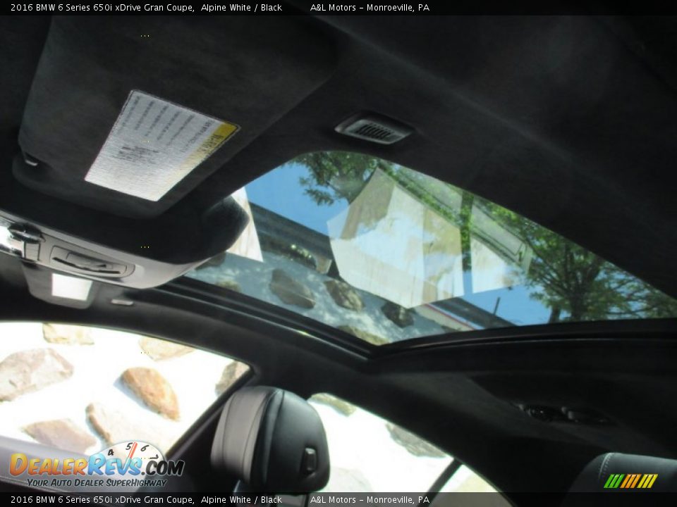 2016 BMW 6 Series 650i xDrive Gran Coupe Alpine White / Black Photo #11